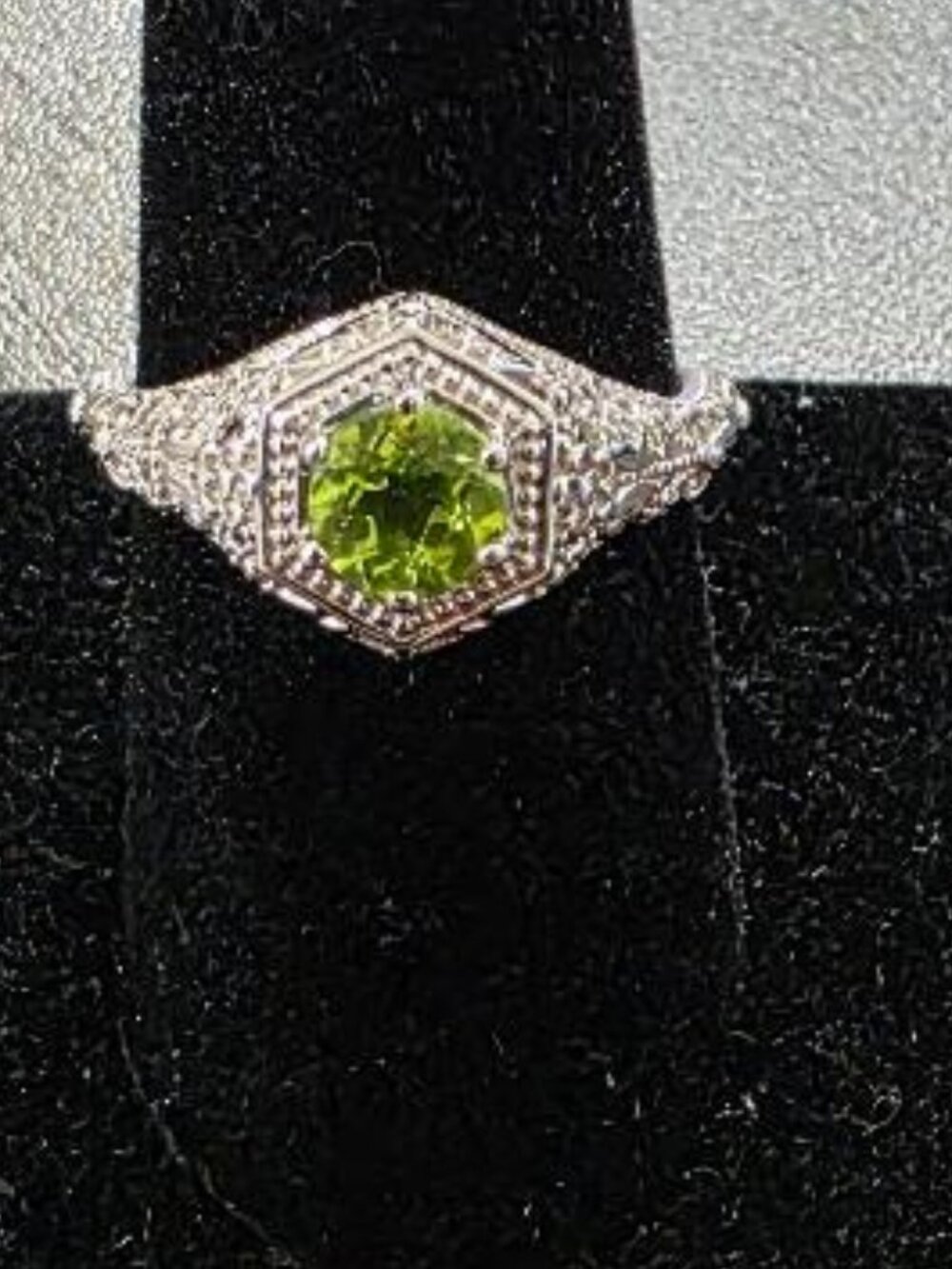 PERIDOT RING - SIZE 9